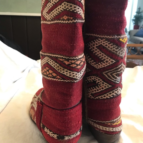 Moroccan Kilim Boots - Picture 7 of 9